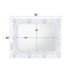 ACME Avery White Accent Mirror Model AC00759