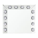 ACME Noralie Mirrored & Faux Diamonds Accent Mirror Model AC00761