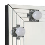ACME Noralie Mirrored & Faux Diamonds Accent Mirror Model AC00761