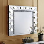 ACME Noralie Mirrored & Faux Diamonds Accent Mirror Model AC00762