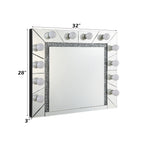 ACME Noralie Mirrored & Faux Diamonds Accent Mirror Model AC00762