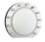 ACME Farai Mirrored & Faux Crystal Diamonds Accent Mirror Model AC00763