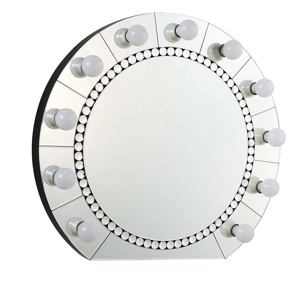 ACME Farai Mirrored & Faux Crystal Diamonds Accent Mirror Model AC00763