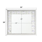 ACME Farai Mirrored & Faux Crystal Diamonds Accent Mirror Model AC00764