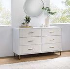 ACME Myles White Champagne & Gold Dresser Model AC00960