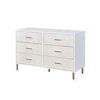 ACME Myles White Champagne & Gold Dresser Model AC00960