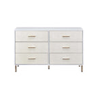 ACME Myles White Champagne & Gold Dresser Model AC00960