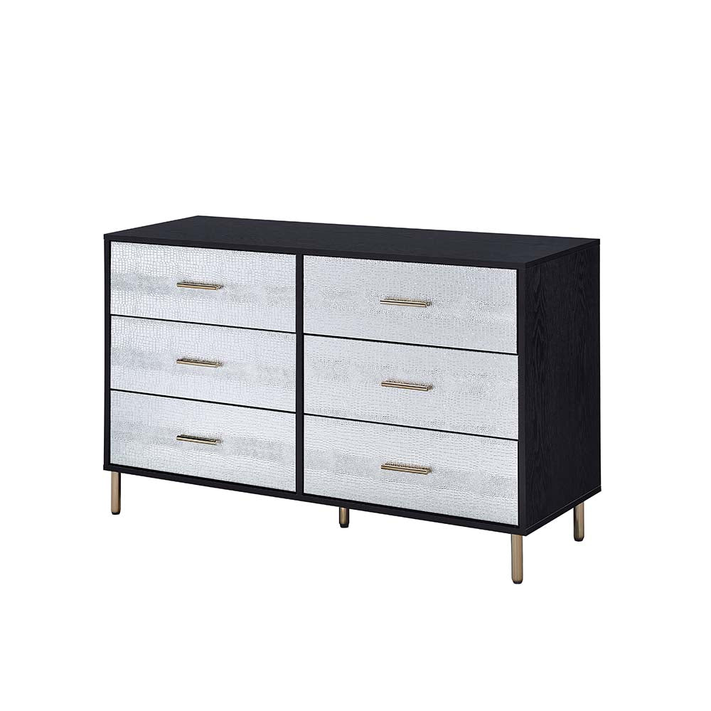 ACME Myles Black Silver & Gold Dresser Model AC00961