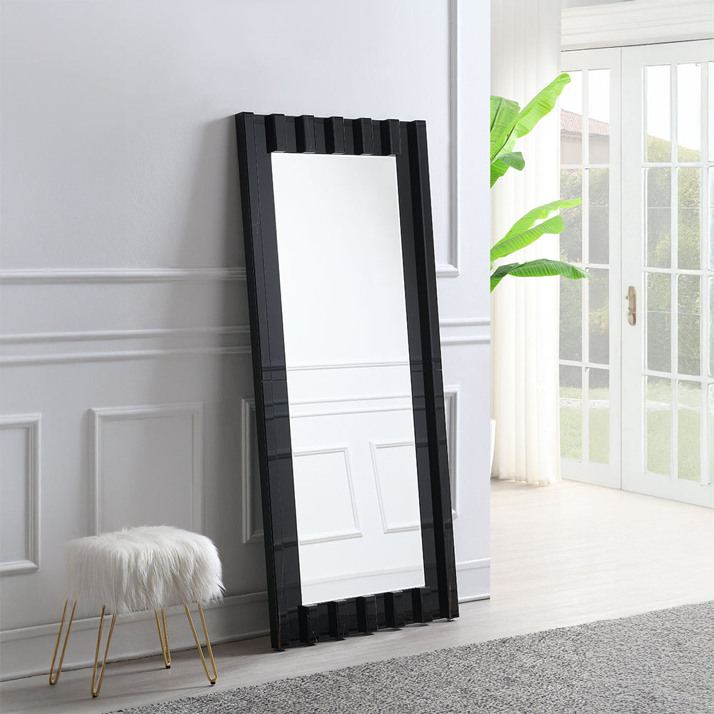 ACME Dara Black Floor Mirror Model AC03021