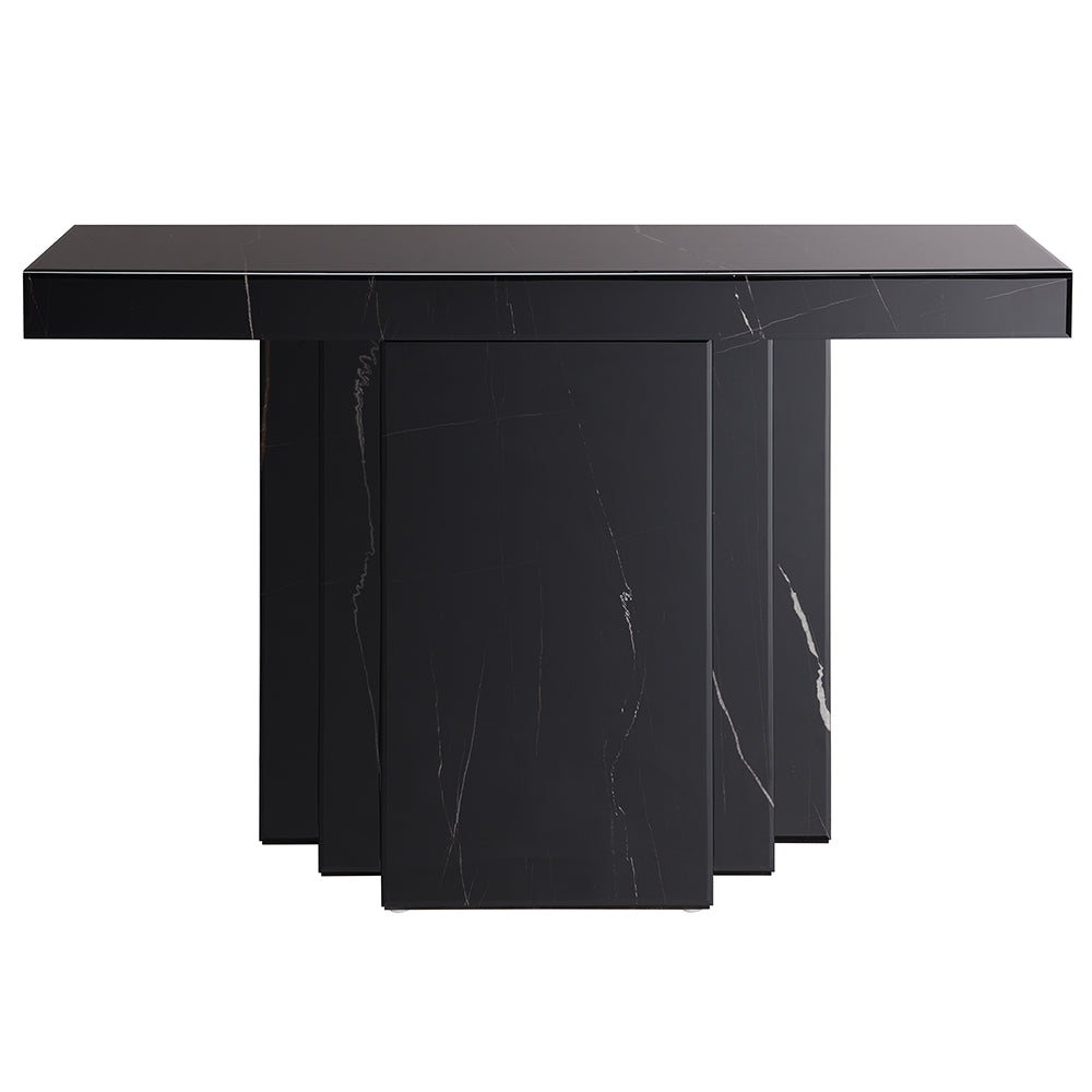 ACME Drisana Black Mirrored Console Table Model AC03870