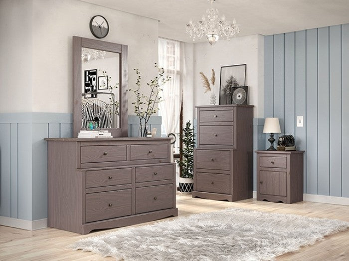 Furniture of America Stavros Gray Rustic Dresser Model AM7002GY-D