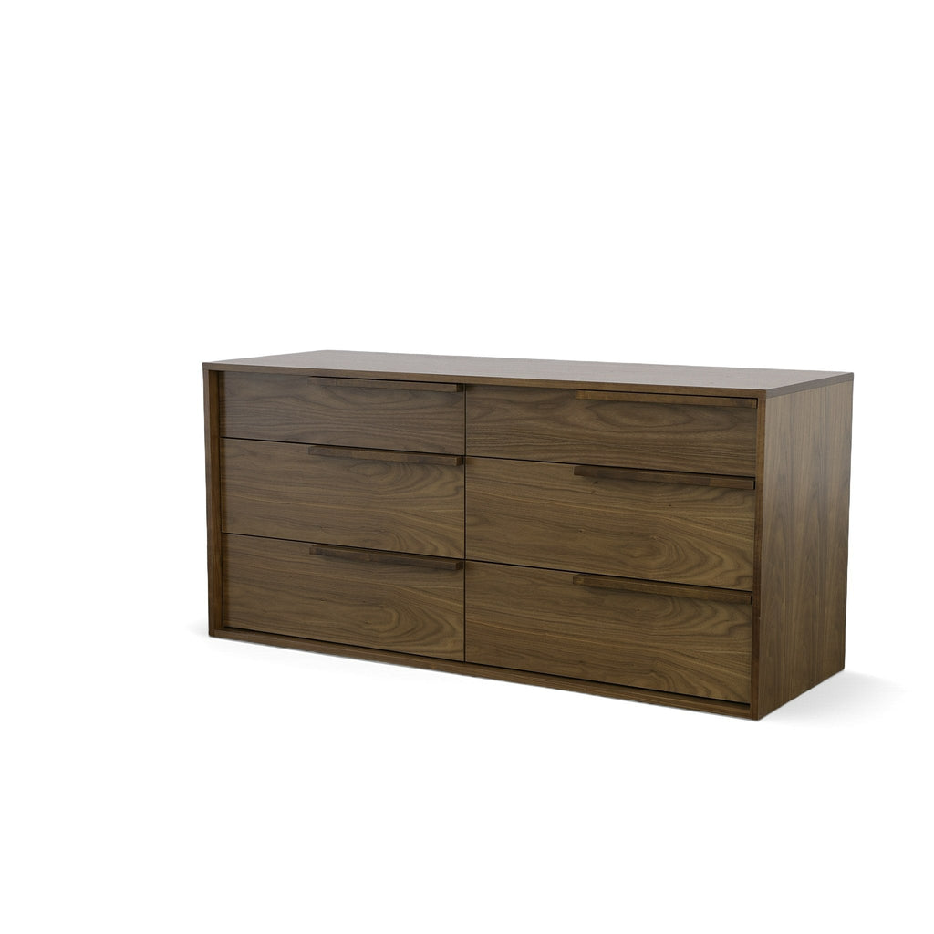 Modrest Amberlie Modern Walnut Dresser Model VGMABR-96-WAL-DRS