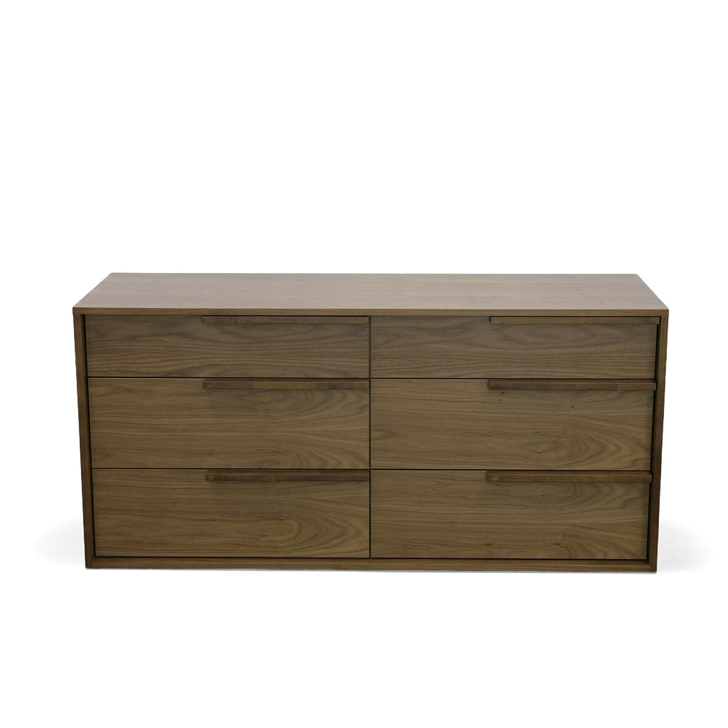 Modrest Amberlie Modern Walnut Dresser Model VGMABR-96-WAL-DRS