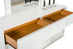 Modrest Monza Italian Modern White Dresser Model VGACANCONA-DSR-WHT
