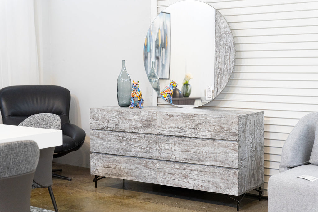 Nova Domus Aria Italian Modern Multi Grey With Texture Dresser Model VGAC-ARIA-DRESSER