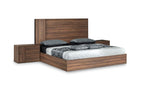 Nova Domus Asus Eastern King Italian Modern Walnut Bedroom Set Model VGACASUS-SET-EK