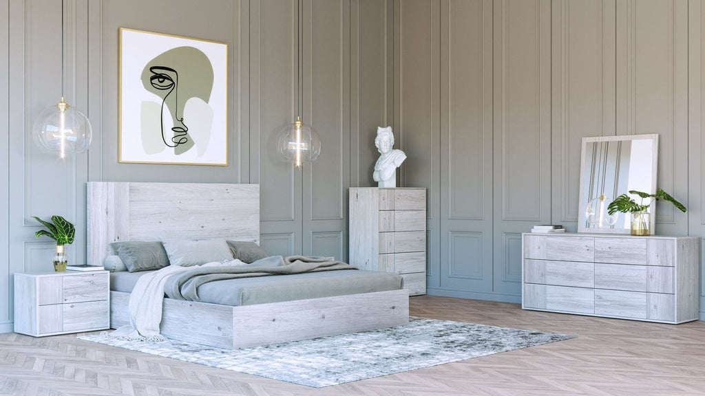 Nova Domus Asus Modern Italian White Bedroom Set Model VGACASUS-WHT-SET