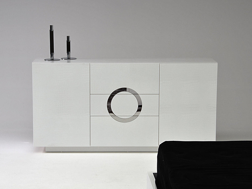 Queen A&X Ovidius Modern Queen Bedroom Set Model VGUNAW223-180-WHT-SET-Q