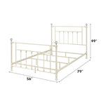 ACME Comet White Full Bed Model BD00133F