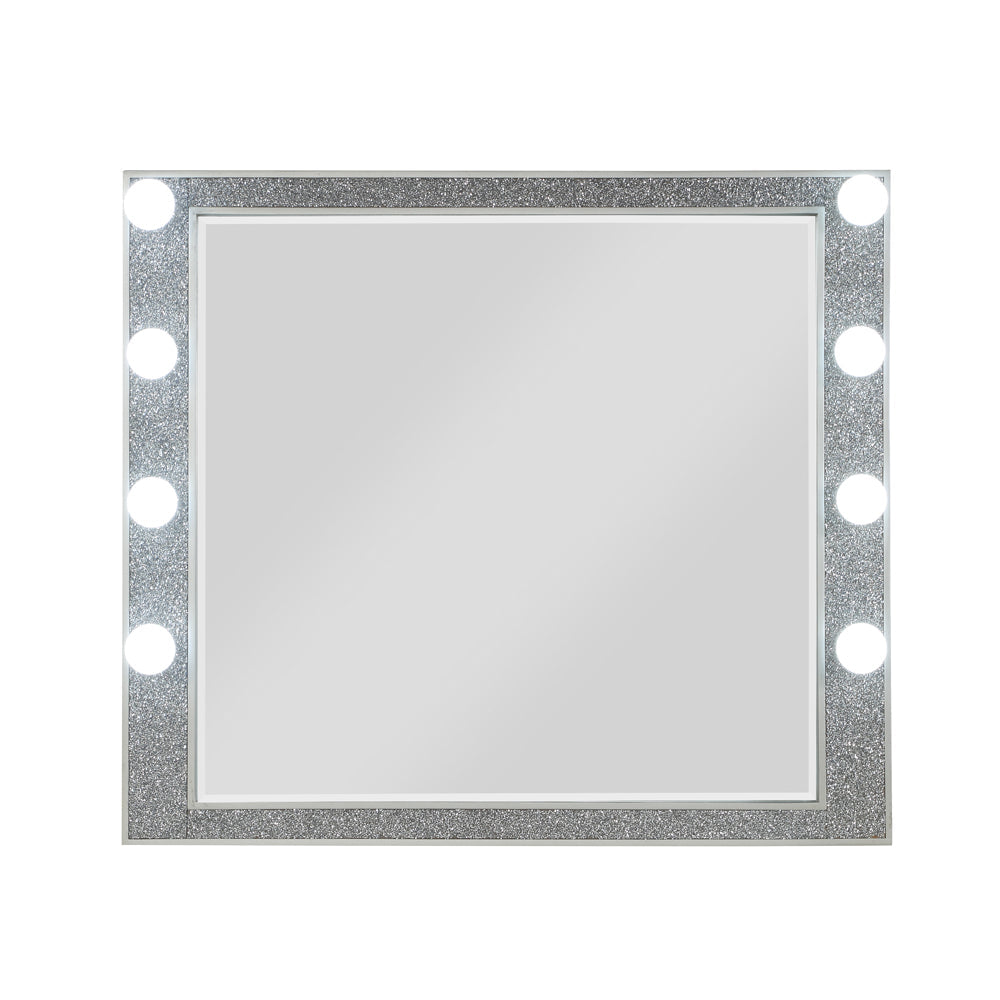 ACME Sliverfluff Mirrored & Champagne Mirror with Light Model BD00245