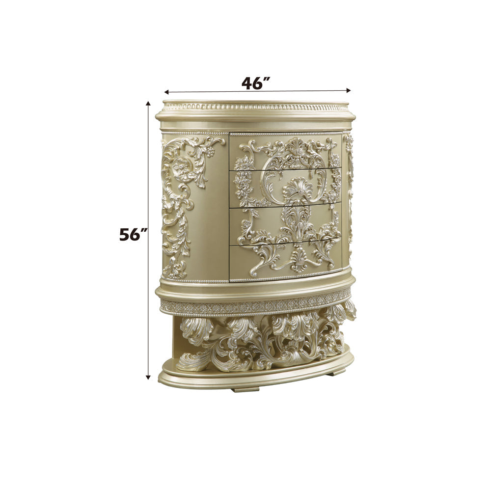 ACME Vatican Champagne Silver Chest Model BD00465