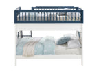 ACME Farah Navy Blue & White Bunk Bed  (Twin | Full)  Model BD00493