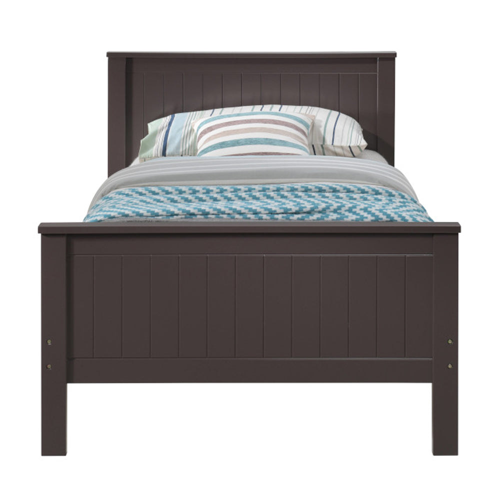 ACME Bungalow Chocolate Twin Bed Model BD00494