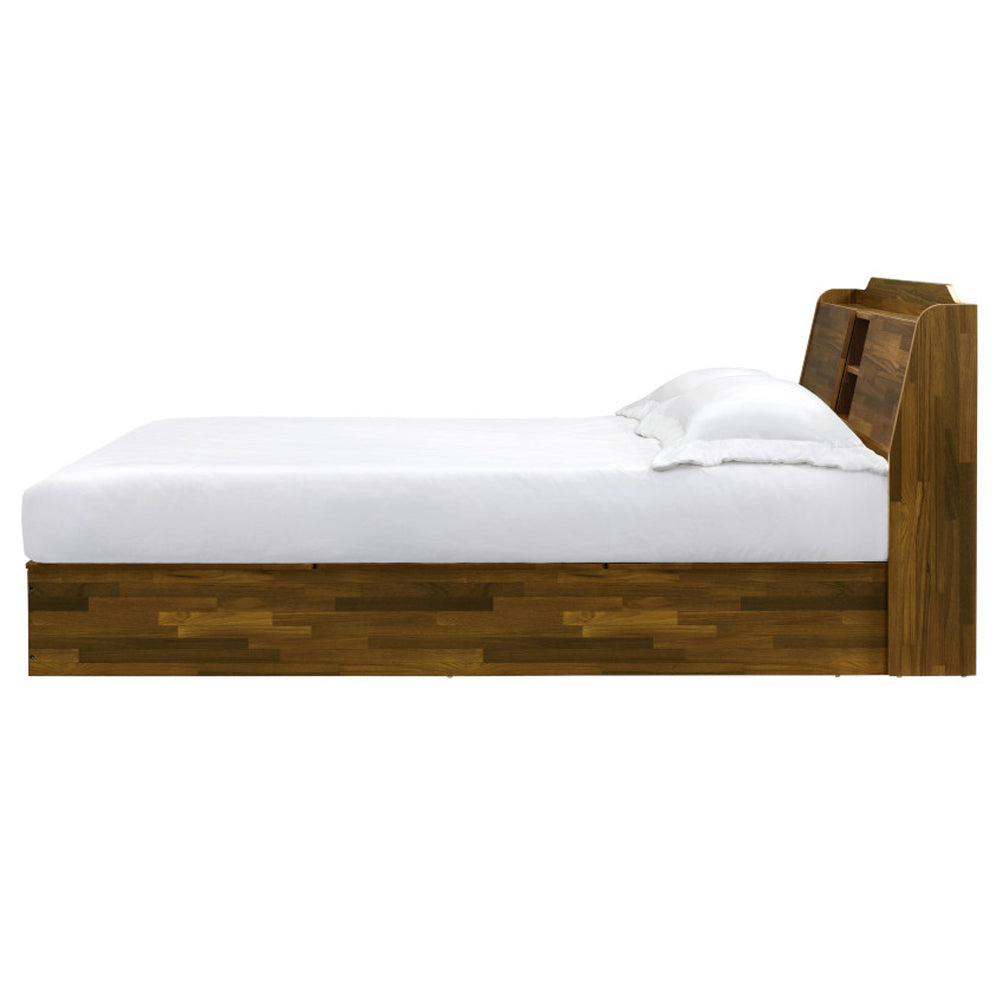 ACME Hestia Walnut Queen Bed with Storage Model BD00542Q