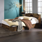 ACME Hestia Walnut Queen Bed with Storage Model BD00542Q
