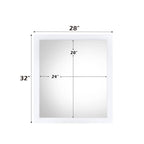 ACME Perse White Mirror Model BD00550