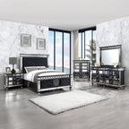 ACME Varian II Mirrored Black & Silver Chest Model BD00588