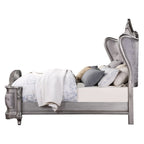 ACME Ariadne Velvet & Antique Platinum California King Bed Model BD00601CK