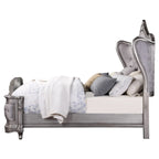 ACME Ariadne Velvet & Antique Platinum Queen Bed Model BD00603Q