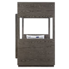 ACME Estevon Gray Oak Bunk Bed (Twin | Twin) with Storage Model BD00613