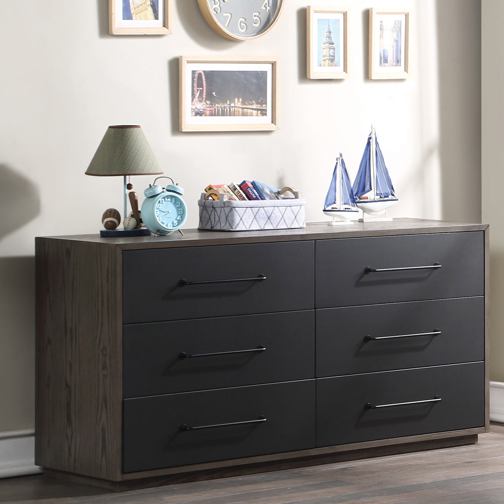 ACME Estevon Gray Oak Dresser Model BD00614