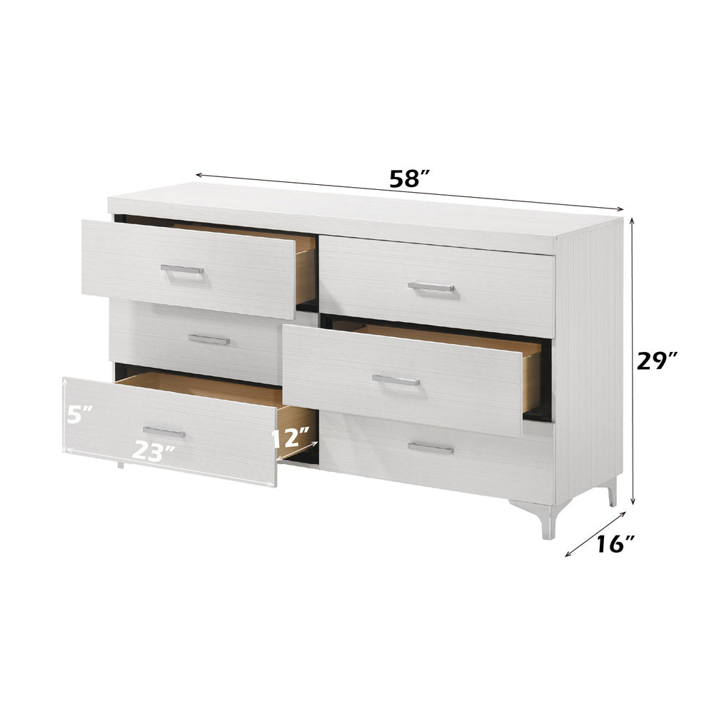 ACME Casilda White Dresser Model BD00647