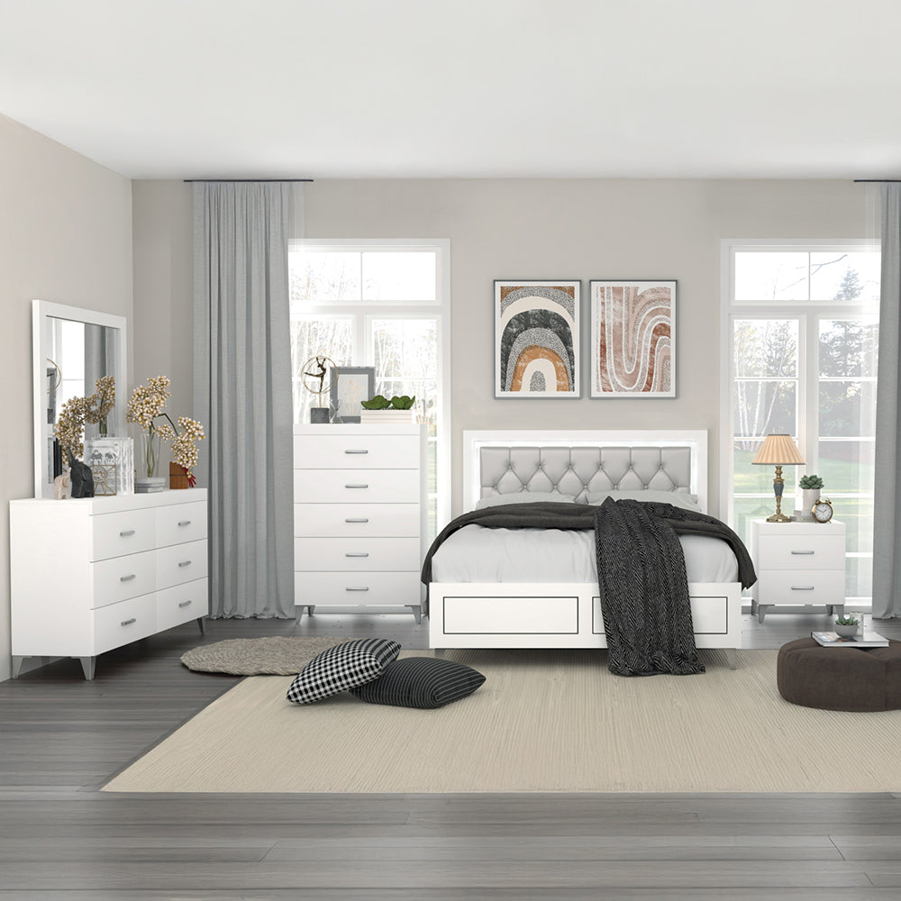 ACME Casilda White Dresser Model BD00647