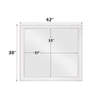 ACME Katia Rustic Gray & Weathered White Mirror Model BD00662