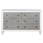 ACME Katia Rustic Gray & Weathered White Dresser Model BD00663