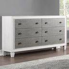 ACME Katia Rustic Gray & Weathered White Dresser Model BD00663