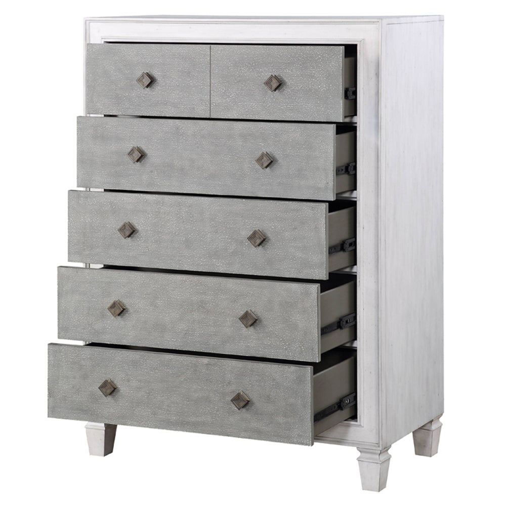 ACME Katia Rustic Gray & Weathered White Chest Model BD00664