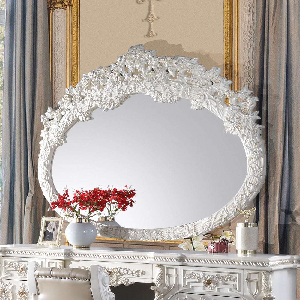 ACME Vanaheim Antique White Mirror Model BD00673