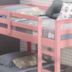 ACME Gaston II Pink Twin Loft Bed Model BD00768