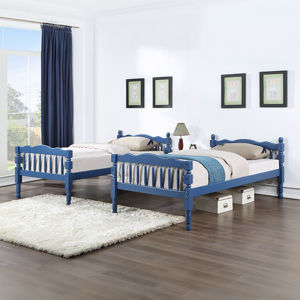 ACME Homestead Dark Blue Bunk Bed (Twin | Twin)Model BD00865