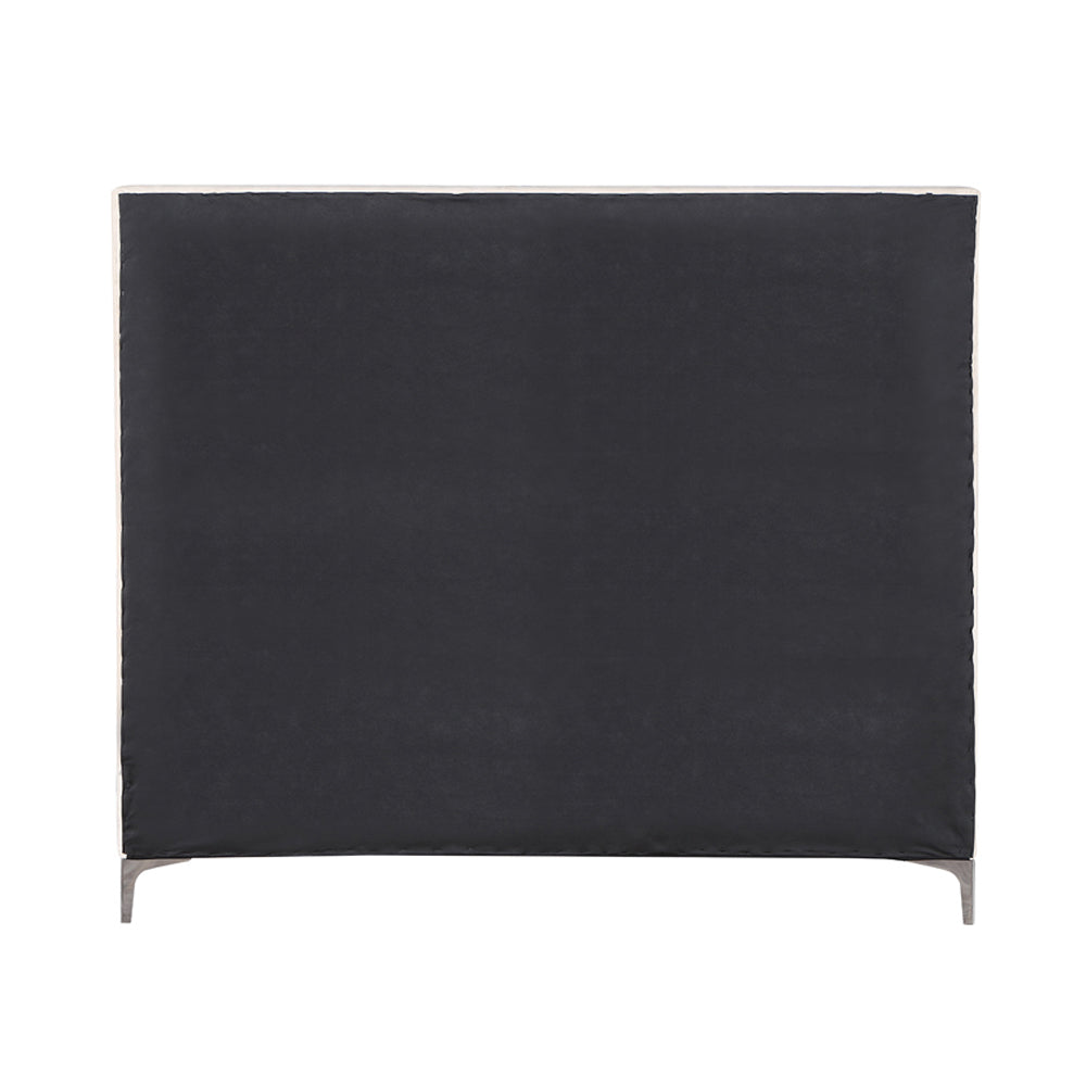 ACME Faiz Beige Velvet Eastern King Bed Model BD00956EK