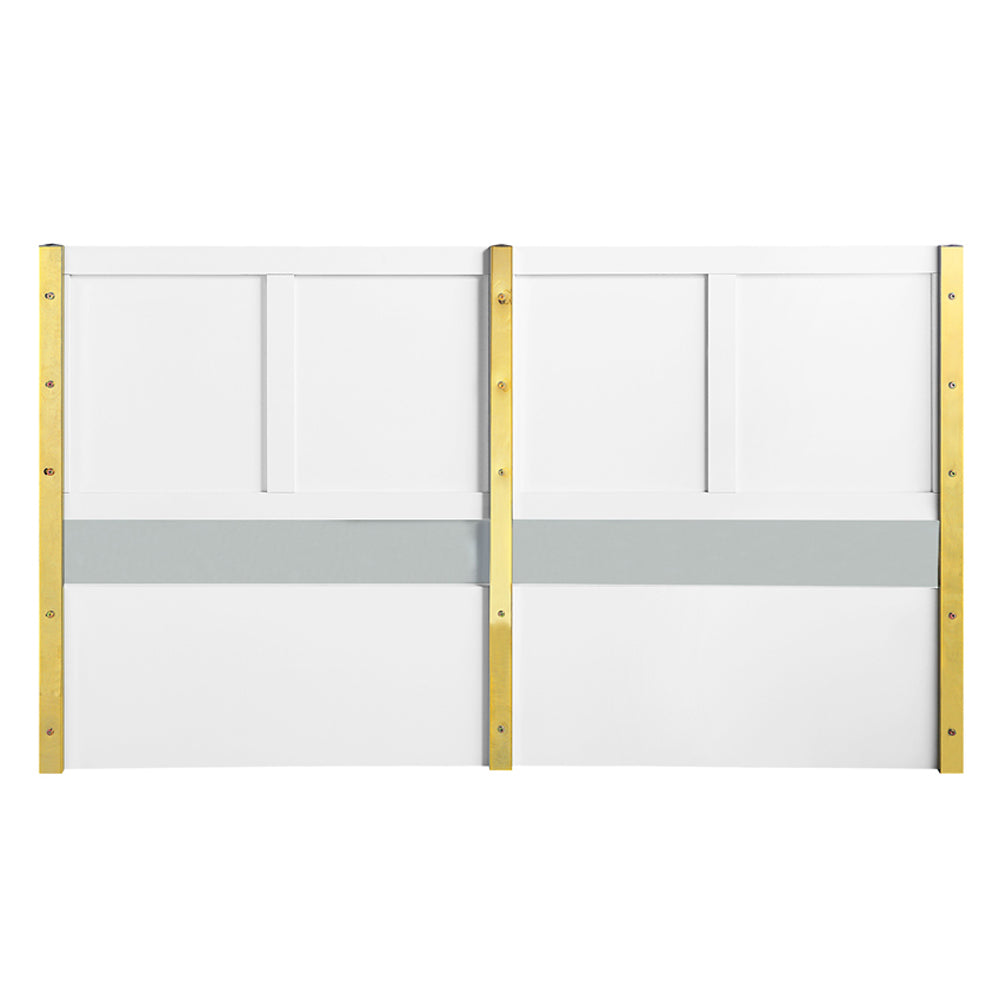 ACME Gaines White High Gloss Eastern King Bed Model BD01033EK