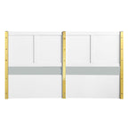 ACME Gaines White High Gloss Queen Bed Model BD01034Q