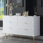 ACME Gaines White High Gloss Dresser Model BD01037