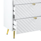 ACME Gaines White High Gloss Dresser Model BD01037