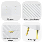 ACME Gaines White High Gloss Dresser Model BD01037